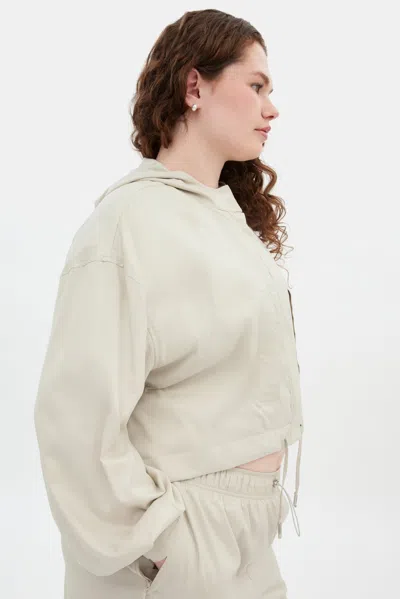 Girlfriend Collective Marble Heidi Cropped Jacket