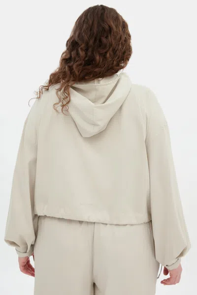 Girlfriend Collective Marble Heidi Cropped Jacket