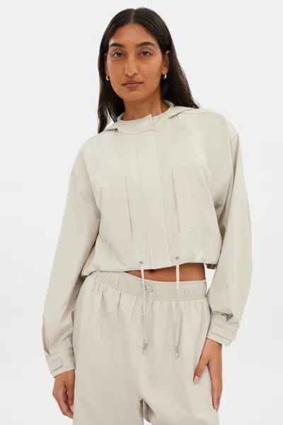 Girlfriend Collective Marble Heidi Cropped Jacket