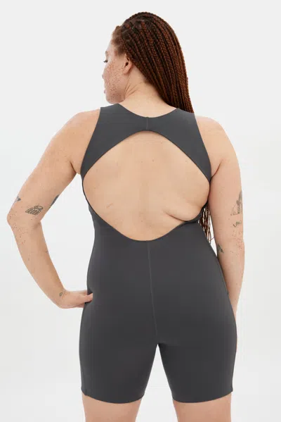 Girlfriend Collective Moon Tina Open Back Unitard