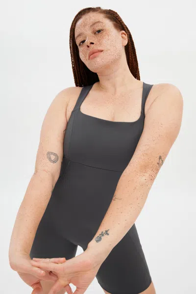 Girlfriend Collective Moon Tina Open Back Unitard