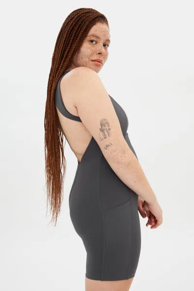 Girlfriend Collective Moon Tina Open Back Unitard