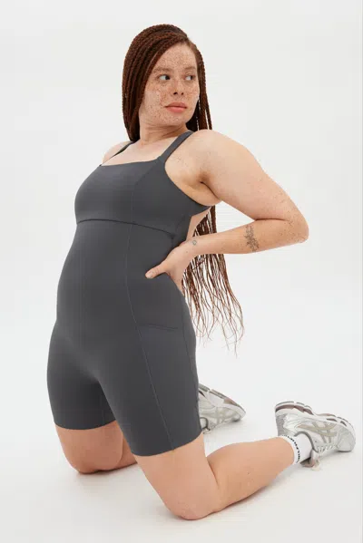Girlfriend Collective Moon Tina Open Back Unitard