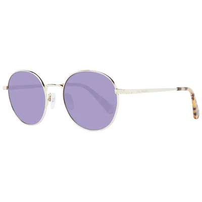 Ted Baker Gold Women Sunglasses In Gold
