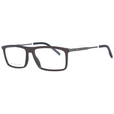 Tommy Hilfiger Men Optical Men's Frames In Brown