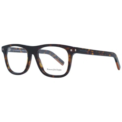 Ermenegildo Zegna Men Optical Men's Frames In Brown