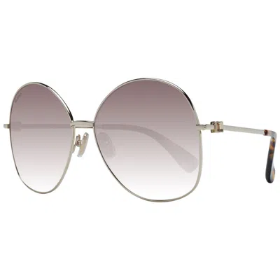 Max Mara Gold Women Sunglasses In Gold