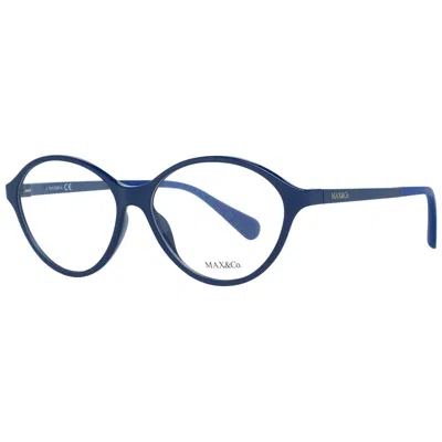 Max & Co Ladies' Spectacle Frame Max&co Mo5055 54090 Gbby2 In Blue