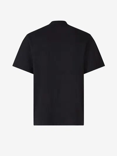 Shop Amiri Cotton Logo T-shirt In Logo Printed On The Front In Contrast