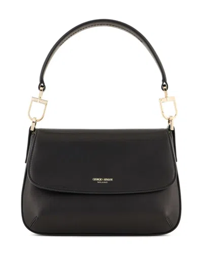 Shop Giorgio Armani Small Hand Bags In Black