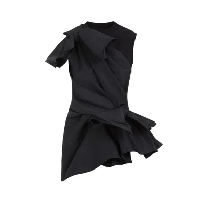 Shop Alexander Mcqueen Black Polyester Top For Women