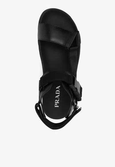 Prada Sandals In Black
