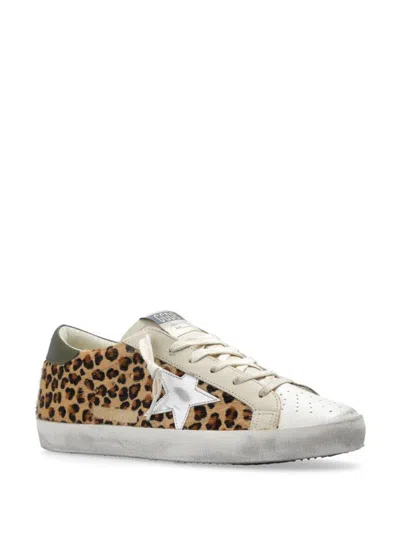 Shop Golden Goose Sneakers In Beige/brown/black/silver/olive