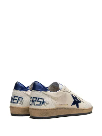 Shop Golden Goose Sneakers In White/bluette