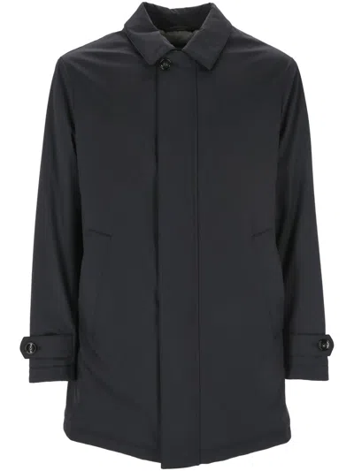 Shop Kiton Coats In Blue