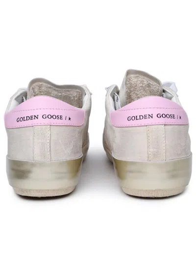 Shop Golden Goose 'super-star Classic' Cream Leather Sneakers In Beige