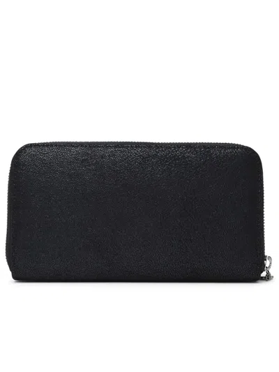 Stella Mccartney Falabella Continental Wallet In Black