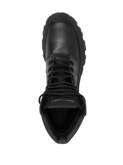 Alexander Mcqueen Alexander Mc Queen Wander Black Leather Boot In Black