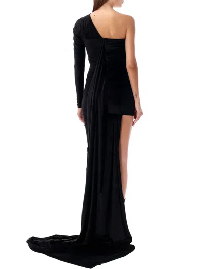 Balenciaga Asymmetric Dress In Black