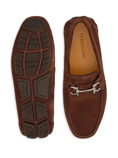 Ferragamo Buckle Strap Heeled Sandals