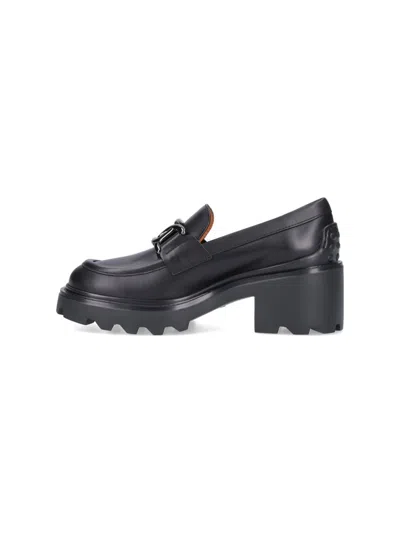 Shop Tod's Flat Shoes In Black