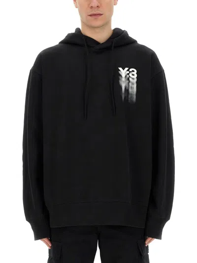 Shop Y-3 Adidas Sweatshirts In Black