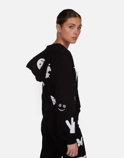 Lauren Moshi Lachelle Scribble Eye Elements In Black