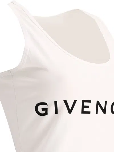 Shop Givenchy Archetype Tops White