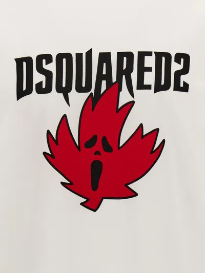 Shop Dsquared2 Logo Print T-shirt In White