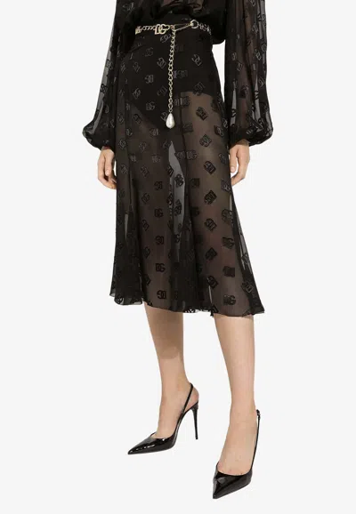 Dolce & Gabbana Skirt In Black