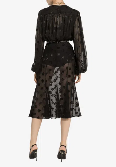 Dolce & Gabbana Skirt In Black