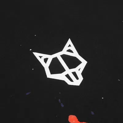 Naked Wolfe Man Wolfe T-shirt Black Paint Splatter