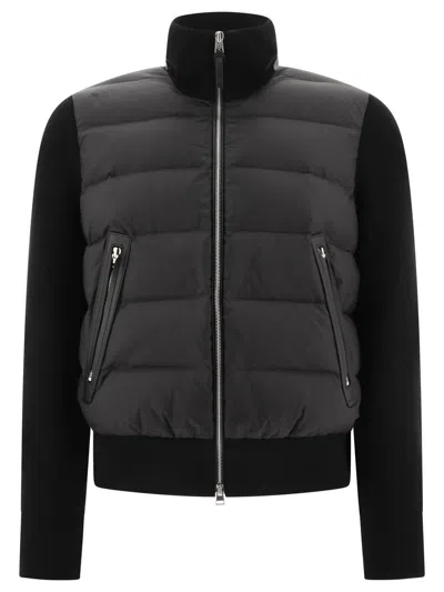 Shop Tom Ford Tricot Down Jacket In Black