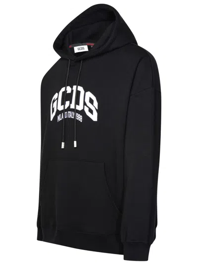 Shop Gcds 'logo Loose' Hoodie In Black
