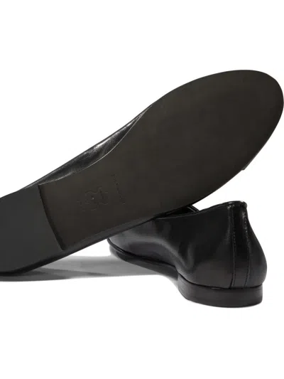 Shop Tory Burch "cap-toe" Ballet Flats In Black