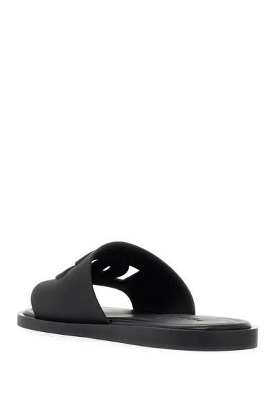 Shop Dolce & Gabbana Dg Rubber Slides