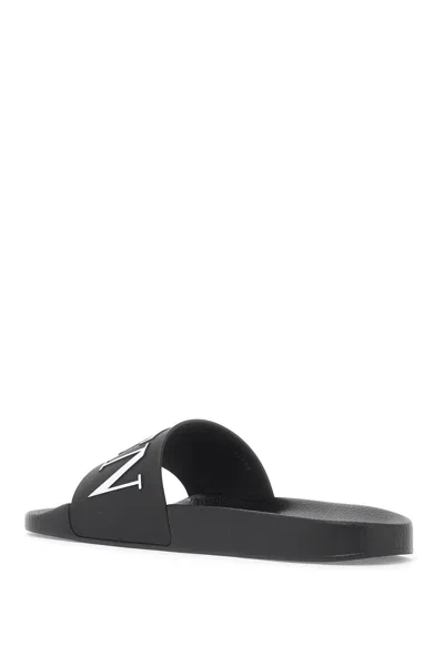 Shop Valentino Garavani Vltn Rubber Slides