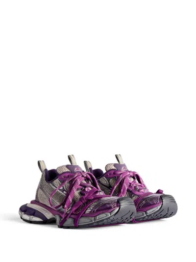 Shop Balenciaga "3xl" Lace-up Sneakers In Purple