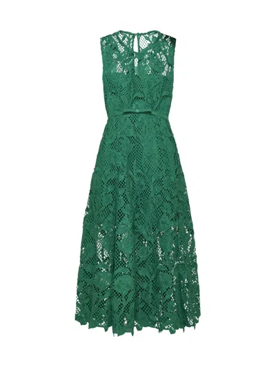 Shop Self-portrait Self Portrait Dresses In Green