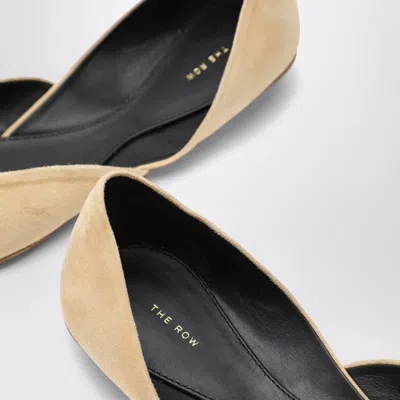 The Row Suede Gemma Ballet Flats
