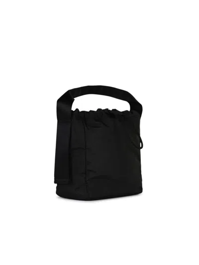 Shop Ganni Black Polyester Bucket Bag