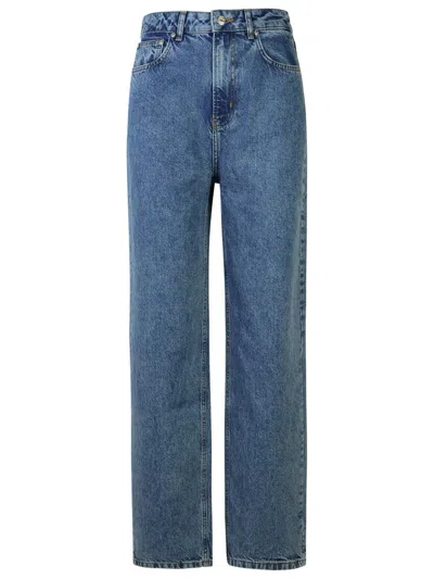 Moschino Jeans Jeans  Woman Color Denim In Blue