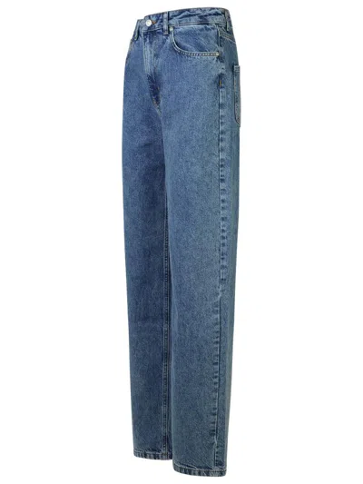 Moschino Jeans Jeans  Woman Color Denim In Blue