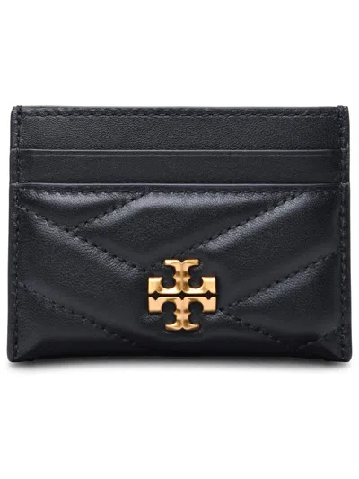 Shop Tory Burch Kira Black Leather Card Holder