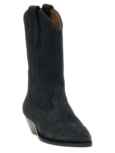 Shop Isabel Marant 'duerto' Boots In Black