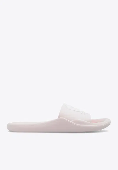 Kenzo Boke Flower 2.0 Rubber Pool Slides In Pink