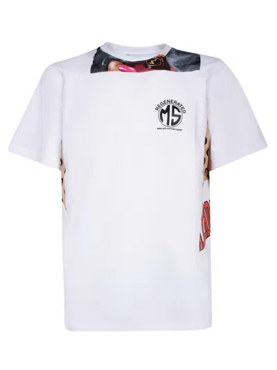 Shop Marine Serre T-shirts In White