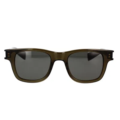 Shop Saint Laurent Eyewear Sunglasses In Green