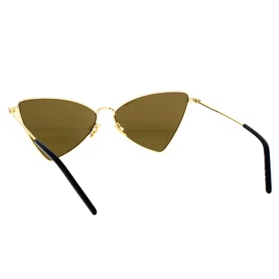 Saint Laurent Eyewear Sunglasses In Gold