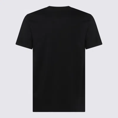 Shop Moschino Black Cotton T-shirt